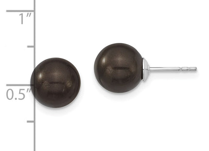 Sterling Silver Earrings Style QMJE8B - Classique Jewelry Inc.