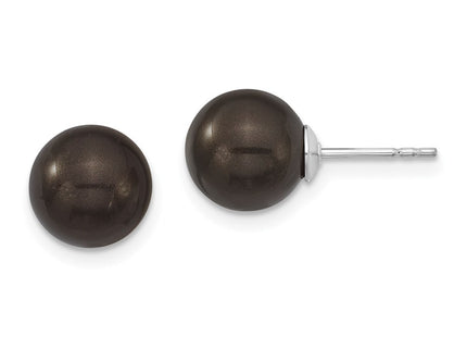 Sterling Silver Earrings Style QMJE8B - Classique Jewelry Inc.