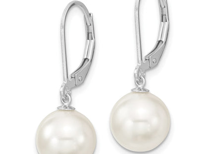 Sterling Silver Earrings Style QMJEL10W - Classique Jewelry Inc.