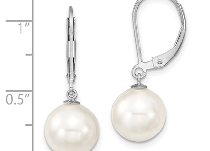 Sterling Silver Earrings Style QMJEL10W - Classique Jewelry Inc.