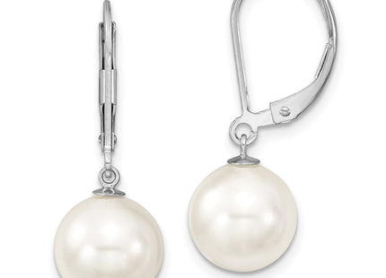 Sterling Silver Earrings Style QMJEL10W - Classique Jewelry Inc.