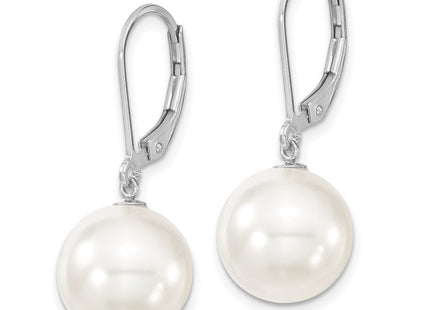 Sterling Silver Earrings Style QMJEL12W - Classique Jewelry Inc.