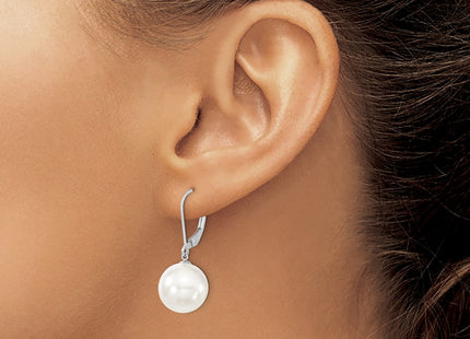 Sterling Silver Earrings Style QMJEL12W - Classique Jewelry Inc.
