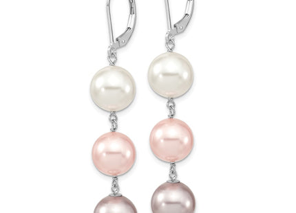 Sterling Silver Earrings Style QMJEL131WPPU - Classique Jewelry Inc.