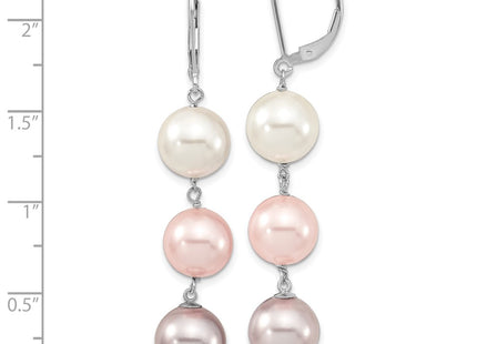 Sterling Silver Earrings Style QMJEL131WPPU - Classique Jewelry Inc.