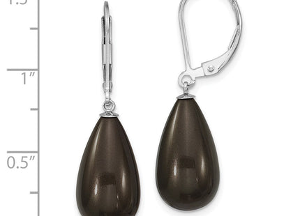 Sterling Silver Earrings Style QMJET10B - Classique Jewelry Inc.