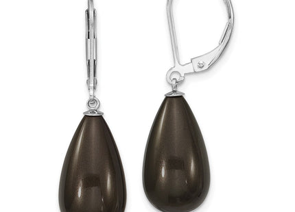 Sterling Silver Earrings Style QMJET10B - Classique Jewelry Inc.