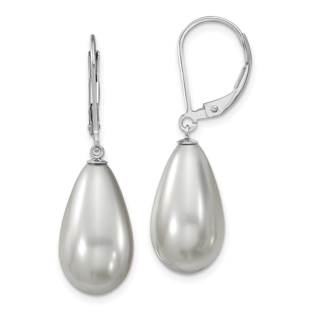 Sterling Silver Earrings Style QMJET10G - Classique Jewelry Inc.