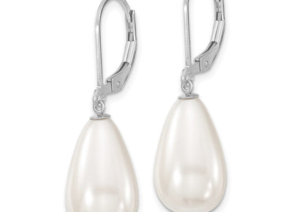 Sterling Silver Earrings Style QMJET10W - Classique Jewelry Inc.