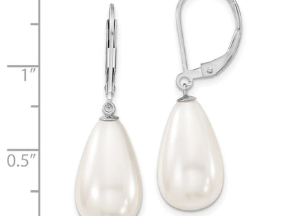 Sterling Silver Earrings Style QMJET10W - Classique Jewelry Inc.