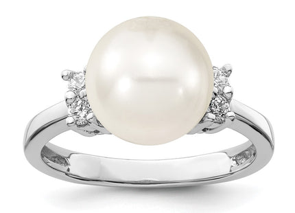 Sterling Silver Rings Style QMJR104W - Classique Jewelry Inc.