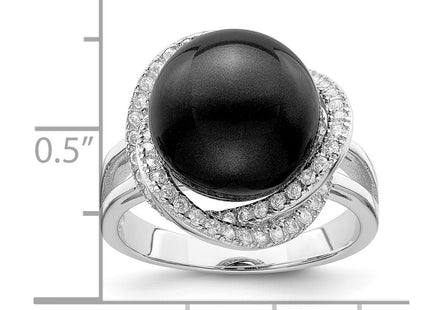 Sterling Silver Rings Style QMJR122B - Classique Jewelry Inc.
