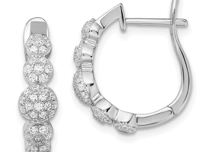 Sterling Silver Earrings Style QMP1029 - Classique Jewelry Inc.