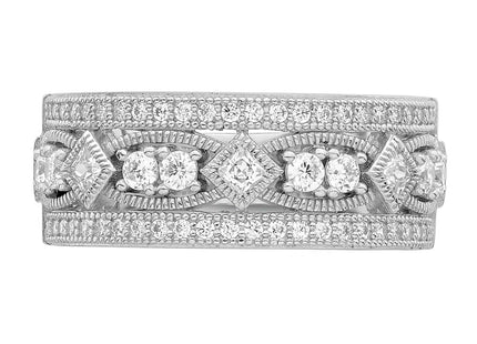 Sterling Silver Rings Style QMP1030 - Classique Jewelry Inc.