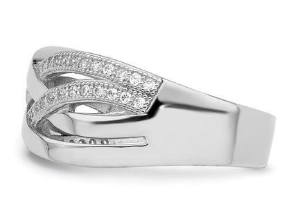 Sterling Silver Rings Style QMP1055 - Classique Jewelry Inc.