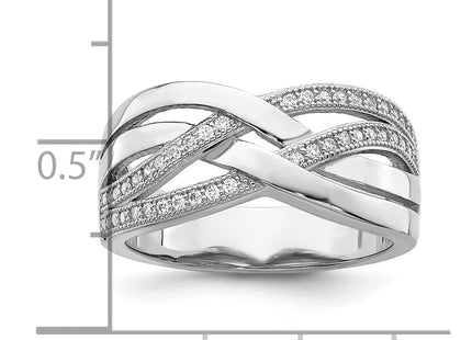 Sterling Silver Rings Style QMP1055 - Classique Jewelry Inc.