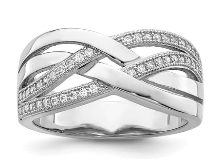 Sterling Silver Rings Style QMP1055 - Classique Jewelry Inc.
