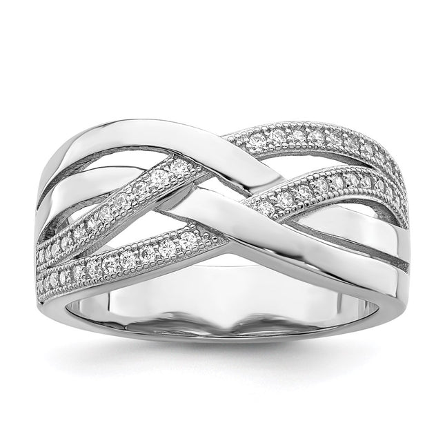 Sterling Silver Rings Style QMP1055 - Classique Jewelry Inc.