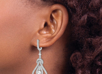 Sterling Silver Earrings Style QMP1067 - Classique Jewelry Inc.