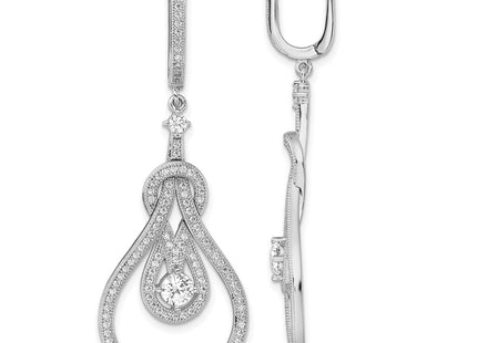 Sterling Silver Earrings Style QMP1067 - Classique Jewelry Inc.