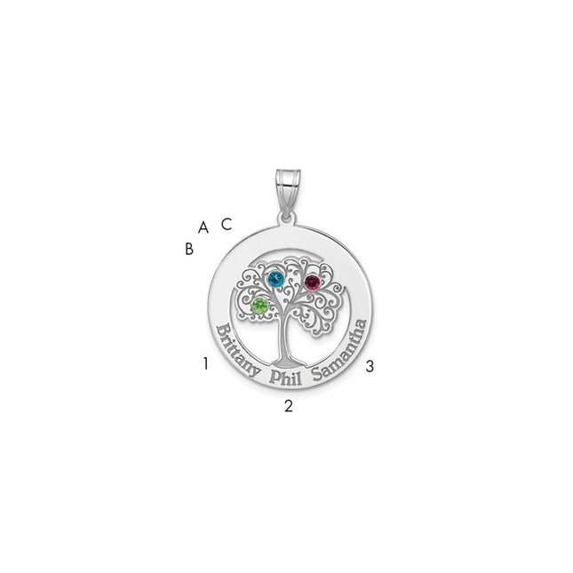 Sterling Silver Pendants Style QMP10 - Classique Jewelry Inc.