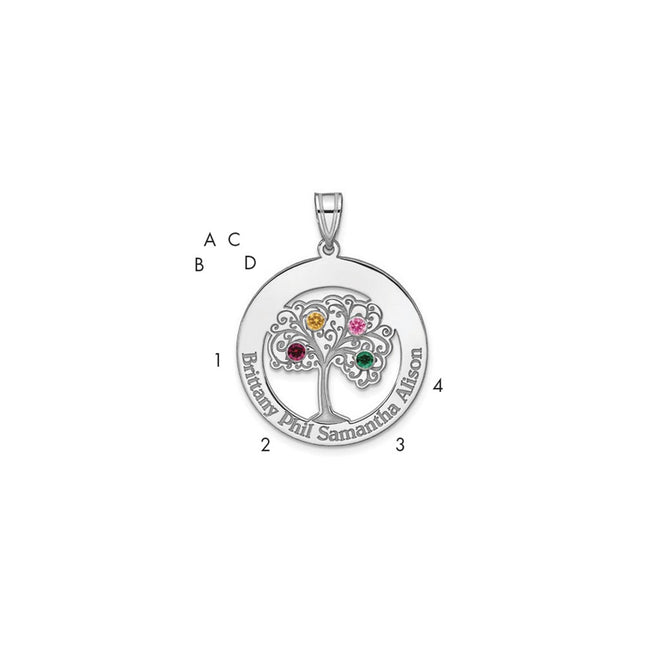 Sterling Silver Pendants Style QMP10 - Classique Jewelry Inc.