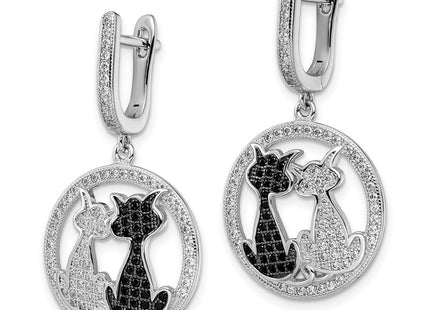 Sterling Silver Earrings Style QMP1147 - Classique Jewelry Inc.