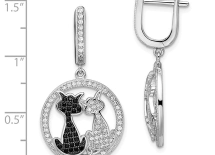 Sterling Silver Earrings Style QMP1147 - Classique Jewelry Inc.