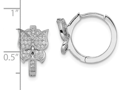 Sterling Silver Earrings Style QMP1168 - Classique Jewelry Inc.