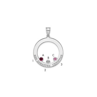 Sterling Silver Pendants Style QMP11 - Classique Jewelry Inc.