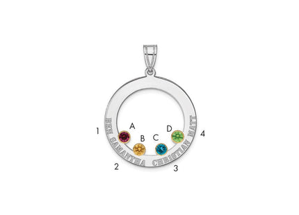 Sterling Silver Pendants Style QMP11 - Classique Jewelry Inc.