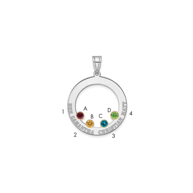 Sterling Silver Pendants Style QMP11 - Classique Jewelry Inc.