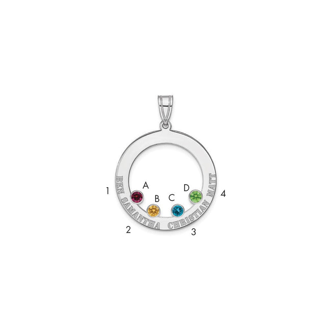 Sterling Silver Pendants Style QMP11 - Classique Jewelry Inc.
