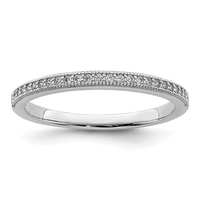 Sterling silver cubic zirconia ring