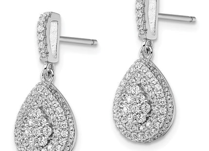 Sterling Silver Earrings Style QMP1272 - Classique Jewelry Inc.