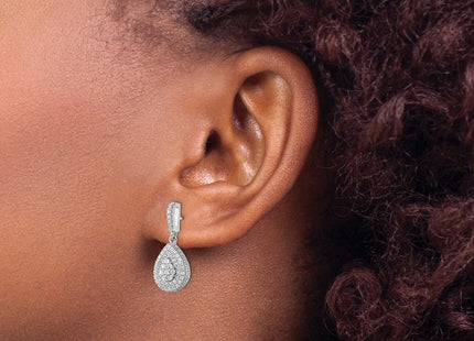 Sterling Silver Earrings Style QMP1272 - Classique Jewelry Inc.