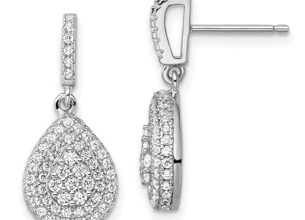 Sterling Silver Earrings Style QMP1272 - Classique Jewelry Inc.