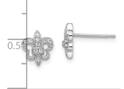 Sterling Silver Earrings Style QMP1295 - Classique Jewelry Inc.