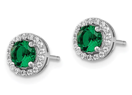 Sterling Silver Earrings Style QMP1323 - Classique Jewelry Inc.