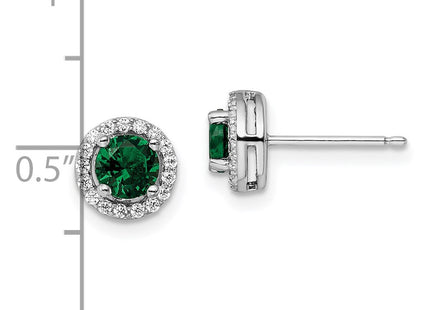 Sterling Silver Earrings Style QMP1323 - Classique Jewelry Inc.