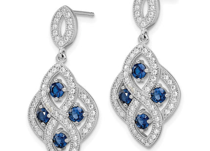 Sterling Silver Earrings Style QMP1333 - Classique Jewelry Inc.