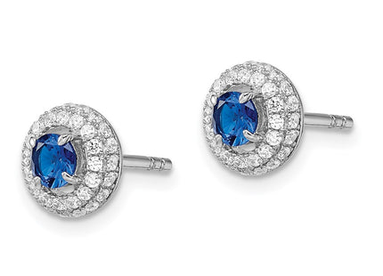 Sterling Silver Earrings Style QMP1339 - Classique Jewelry Inc.