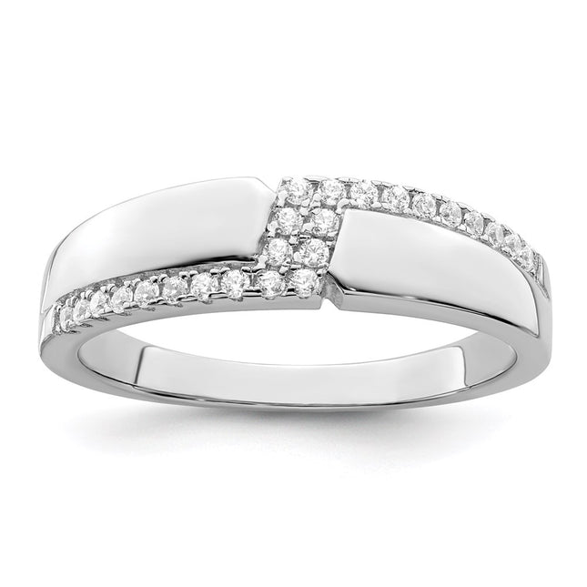 Sterling Silver Rings Style QMP1358 - Classique Jewelry Inc.