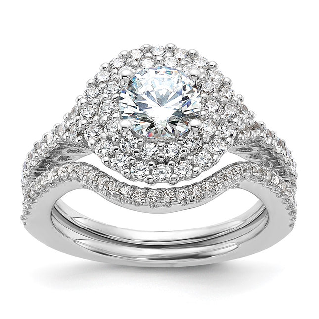 Sterling silver cubic zirconia set