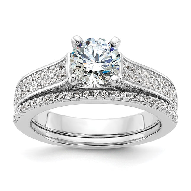 Sterling silver cubic zirconia set