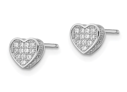 Sterling Silver Earrings Style QMP1369 - Classique Jewelry Inc.