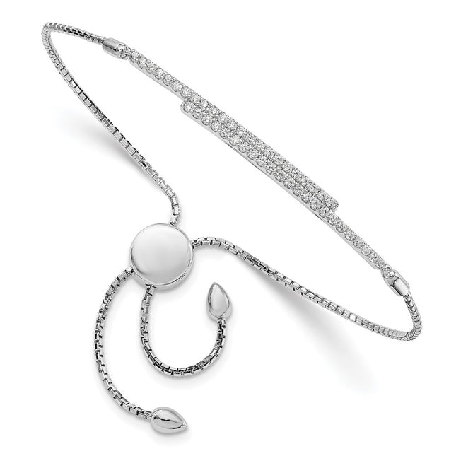 Sterling Silver Bracelets Style QMP1373 - Classique Jewelry Inc.