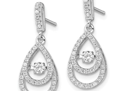 Sterling Silver Earrings Style QMP1398 - Classique Jewelry Inc.