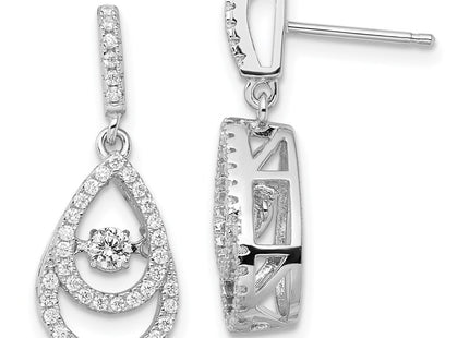 Sterling Silver Earrings Style QMP1398 - Classique Jewelry Inc.