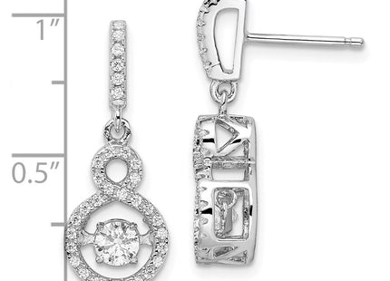 Sterling Silver Earrings Style QMP1401 - Classique Jewelry Inc.